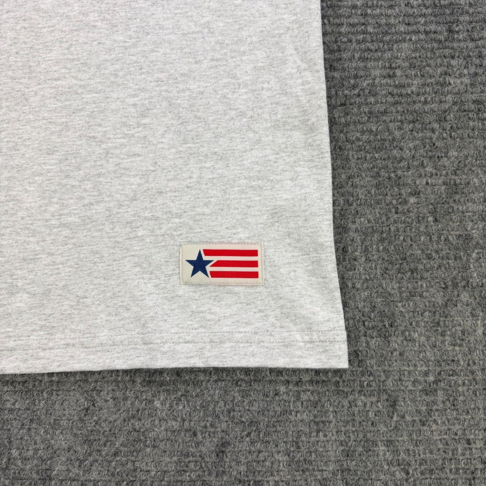 American Giant Mens XXL American Made Graphic T-Shirt Gray Flag Collection USA - Picture 4 of 9
